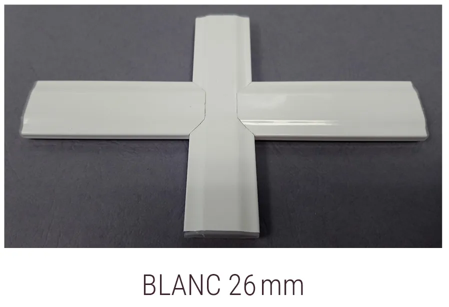 décor blanc épais